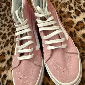 Vans Pink High-Top Sneakers